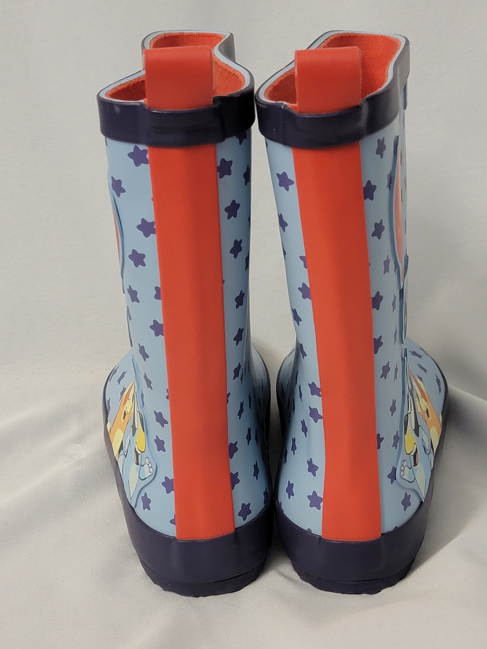 Bluey Light Blue Kids Rain Boots Size 11-12 - Picture 7 of 13